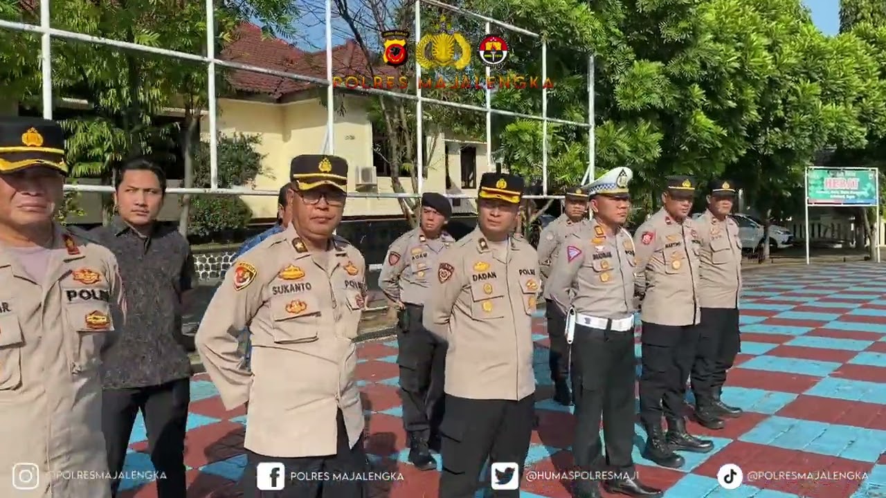 Inilah, Yang Disampaikan Kapolres Majalengka AKBP Indra Novianto, S.I.K Disaat Pimpin Apel Pagi.