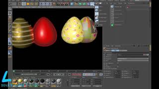 Celebrity Cinema 4D tutorial 3D Easter Eggs Wealth
