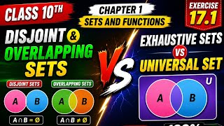 disjoint Vs Overlapping and Exhaustive Vs Cell | 10th Mathematics | Sindh Board | 2026