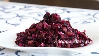 Свекольный салат с грибами - Рецепт Бабушки Эммы Свекольный салат с грибами - Рецепт Бабушки Эммы