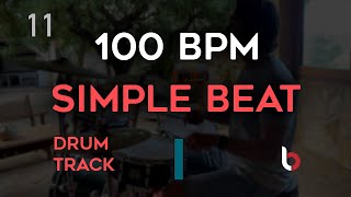 100 BPM Drum Beat - Simple Straight