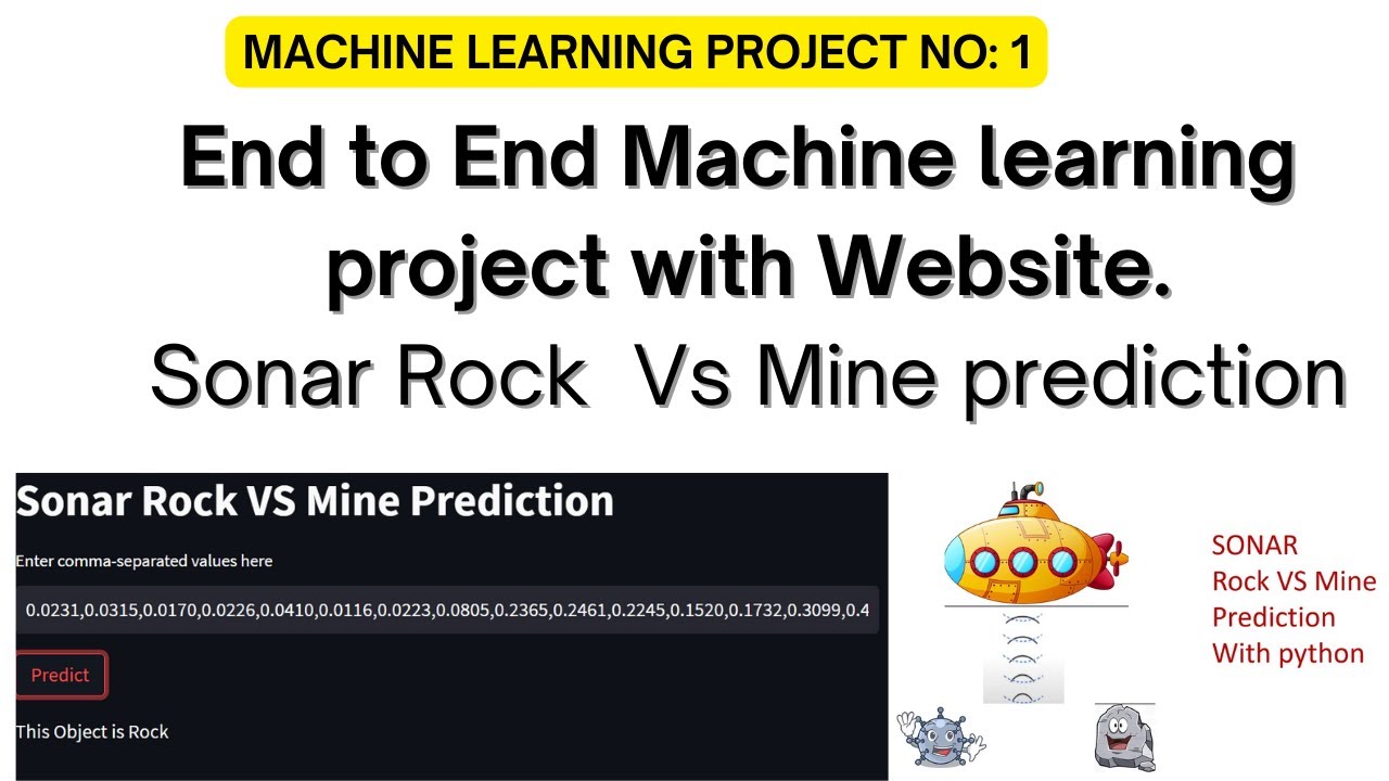 Testing Sonar Rock and Mine Prediction in Underwater Environments ...