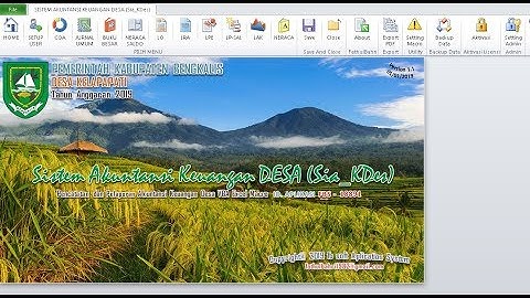#Excel Demo Aplikasi Keuangan Desa VBA Excel Macro New Update