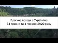 Погода в Україні 31 травня - 1 червня 2022