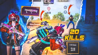 20 FINISHED IN BGMI SQUARD GAMEPLAY  Infinix Zero 5g (2023) | Battlegrounds Mobile India