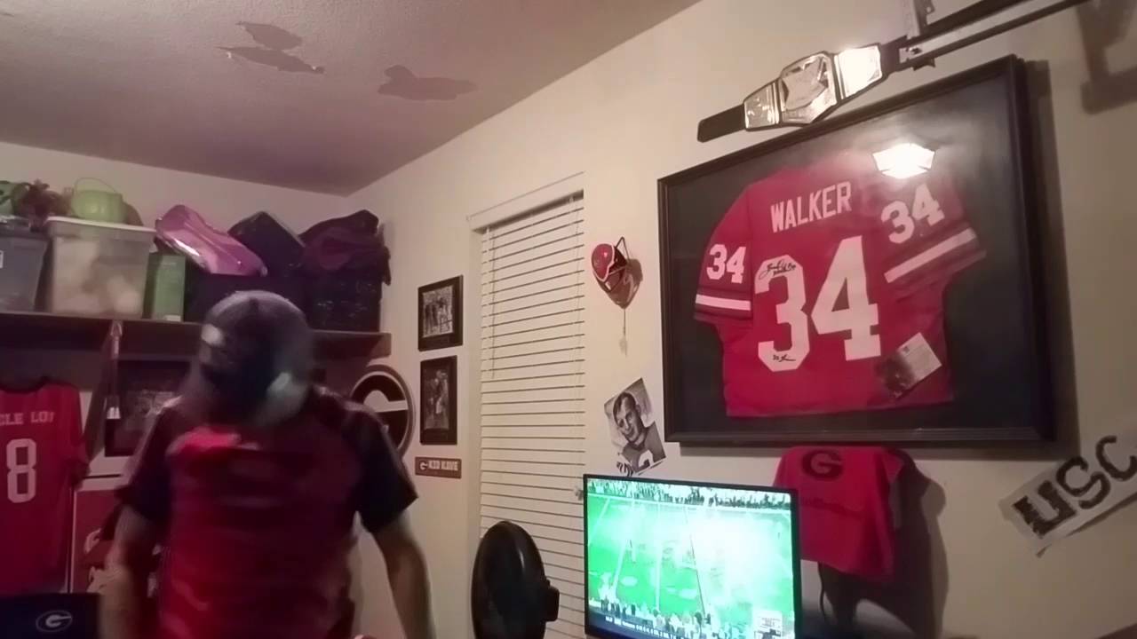 UGA 28 - Mizzou 27 Fan Reaction Georgia Wins