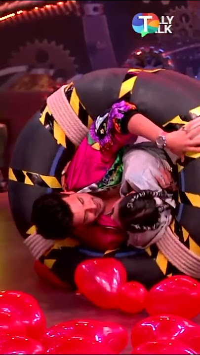 Karan Kundrra and Tejasswi Prakash's romantic punishment in Khatra Khatra Khatra #shorts #tejran