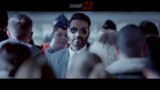 Ajay Devgn on the shootings of his movie “Runway 34” in Moscow. Autumn 2021