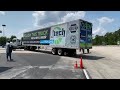 Alley dock maneuver  commercial truck driving program at jtech institute