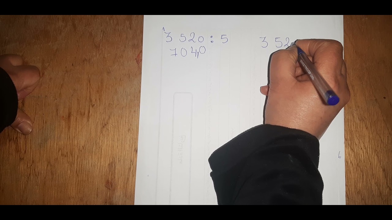 الطريقة السحرية لقسمة عدد طبيعي على5🌹ارجو دعم القناةبالاشتراك