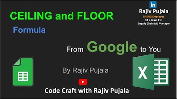 22. Master CEILING & FLOOR Functions in Excel & Google Sheets | Simplified by a Googler