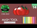 COREL DRAW Training Class 14 - Mash Fill Tool (Part 1) Urdu / Hindi