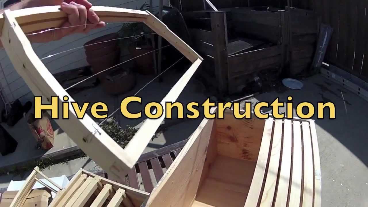 Honeybee Hive Construction - YouTube