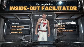 NBA 2k20 Inside Out Facilitator Shooting Guard Build