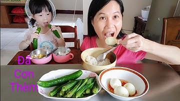 Bữa Cơm Trưa Đạm Bạc Của 2 Mẹ Con@CODAUVIETDAIFAMILY#252
