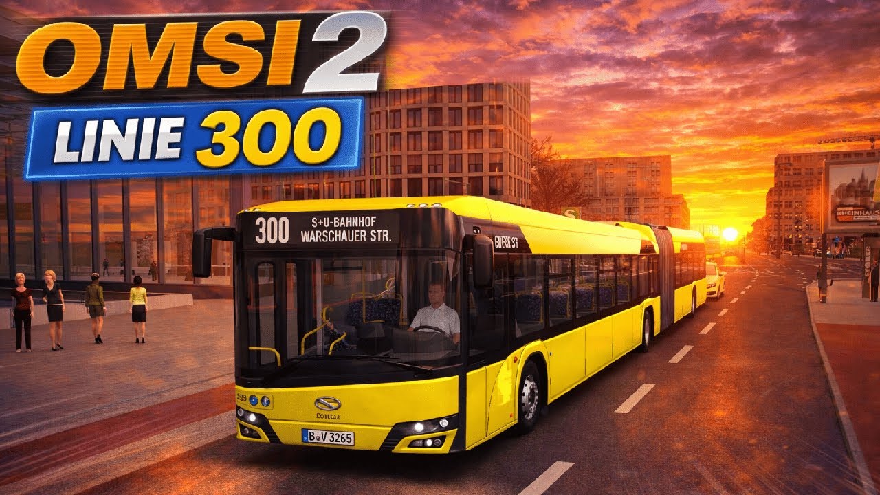 Mit der Linie 300 durch Berlin  ! | Omsi 2 | 300 (Solaris IV Electric) | Berlin Linie 300  #07