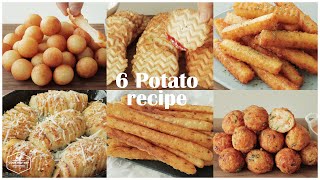 6가지 감자 요리 영상 모음.zip : 6 Potato Recipe * 요리 영상 모음 Cooking Video 감자튀김, 감자칩, Fried Potato, Potato Snack