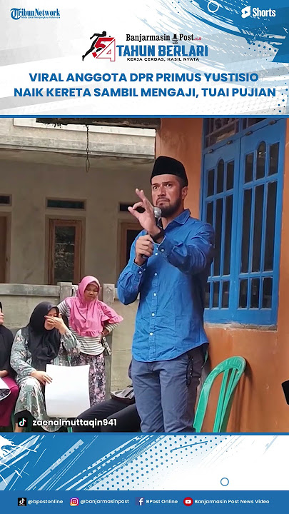 Momen Anggota DPR Primus Yustisio Naik Kereta Saat Pulang Kerja, diduga Sambil Mengaji Tuai Pujian