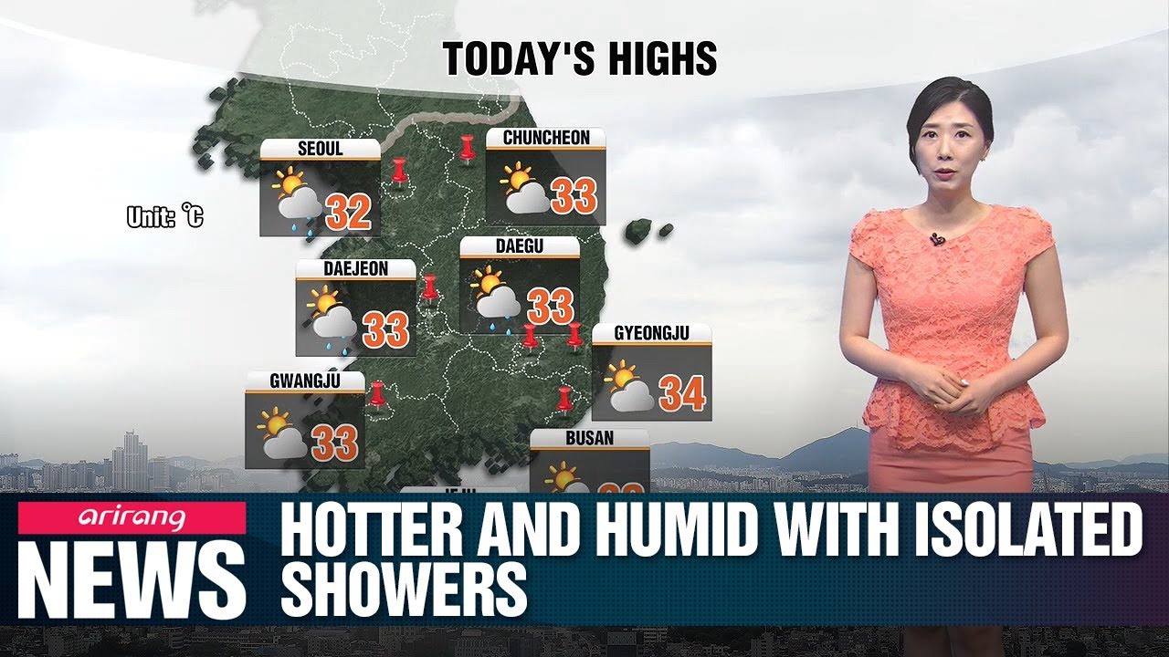 Hotter and humid with isolated showers_072319 - YouTube