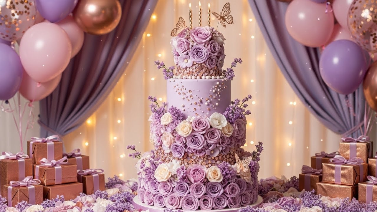 🕯️ Волшебная песня с днём рождения 🌸 | Вечные поздравления с днём рождения | Почувствуй праздник