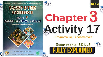 Class 10 Computer Science Practical  Chapter 3 Activity 17  Federal Board (NBF)