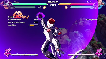 Dragon Ball FighterZ - Frieza/Goku Black/Jiren 5-bar sparking ToD combo