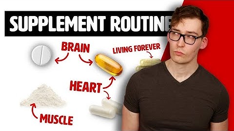 My Supplement Routine - PhD in Molecular Medicine Explains