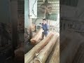 esta mulher trabalha em casa e também trabalha na serraria junto com seu marido serrando madeira