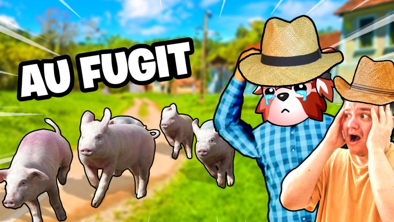 Ne-au FUGIT toti PORCII de la ferma! AU MURIT…