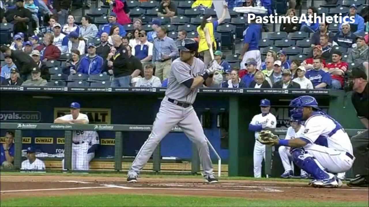 Ben Zobrist Slow Motion HR Baseball Swing Hitting Mechanics