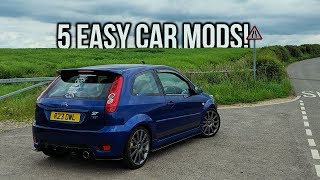 5 CHEAP and EASY Mods for your FIRST CAR!