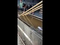 PVC round pipe wood grain water transfer printing, breaking monotonous color