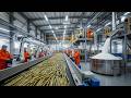 Inside a Giant Sugar Food Factory: How Sugarcane Becomes Crystal Sugar
