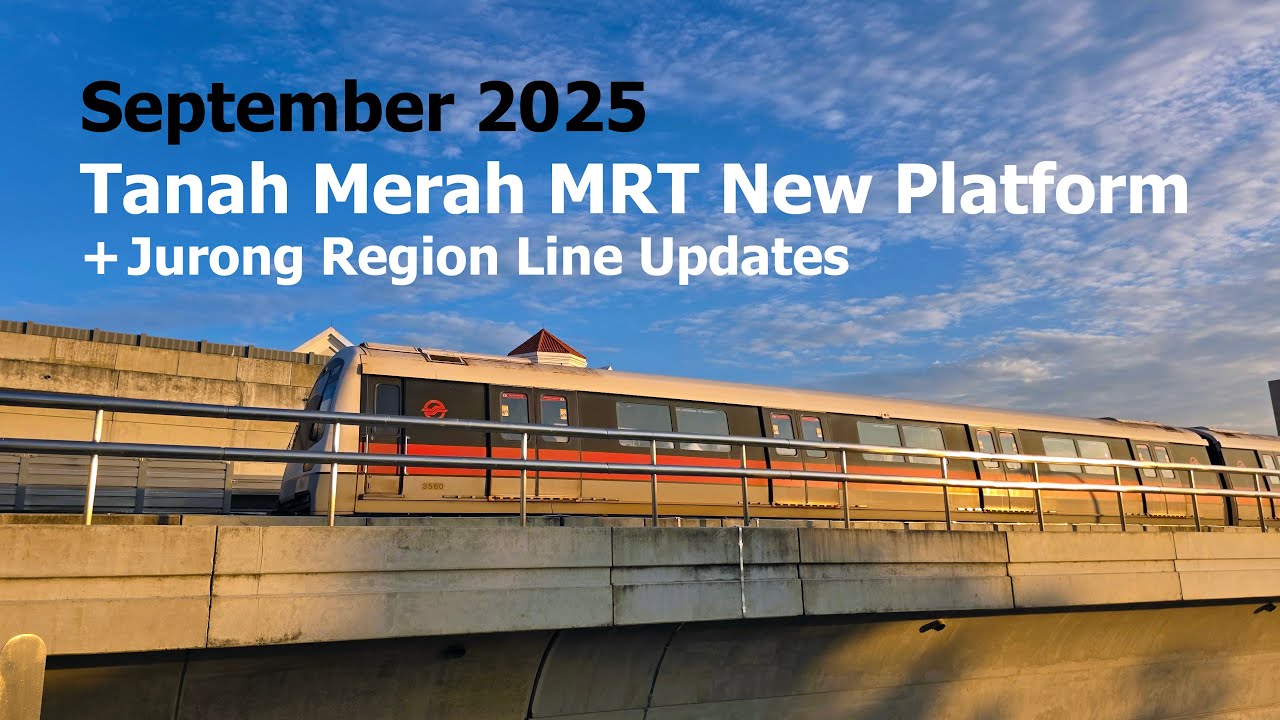 Tanah Merah MRT New Platform (September 2025)