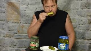 Barrys Backyard BBQ Claussen Vs Vlasic Pickles Food Tasting NEW Give it a Taste