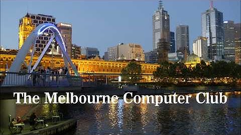 The Melbourne Computer Club Introduction