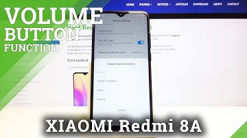 How to Adjust Volume Key Function in Camera in Xiaomi Redmi 8A - Use Volume Button with Camera