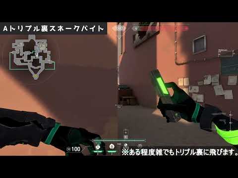 【VCT 2022】Optic FNS　バインド　ヴァイパー　セットアップ・空爆【VALORANT/ヴァロラント】