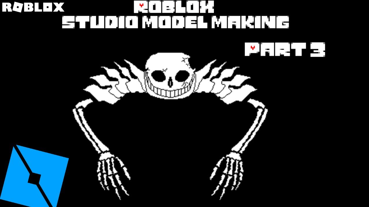 Roblox Studio Model Making - Killer Sans 