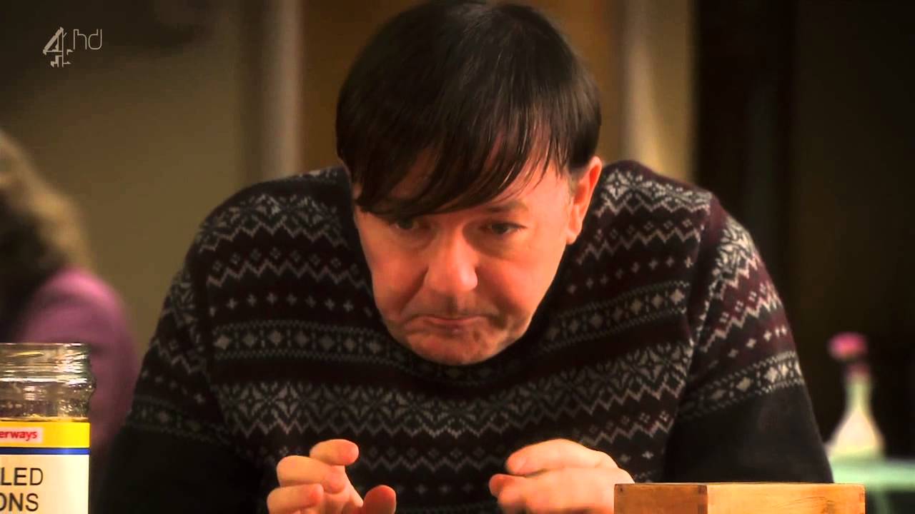 Derek (Ricky Gervais) - Pickled Onions and Tums - YouTube