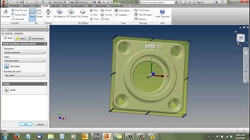 Manufacturing a simple mechanical part #3: Setting up coordinate system