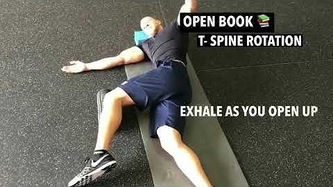 OPEN BOOK T- SPINE ROTATIONS