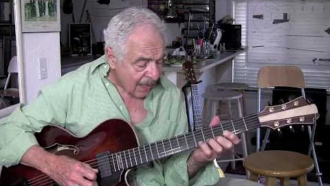 John Pisano Playing Improvizational Jazz Guitar At...