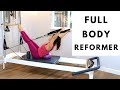 Reformer workout 25 min full body pilates reformer intermediate allegro 2 workout