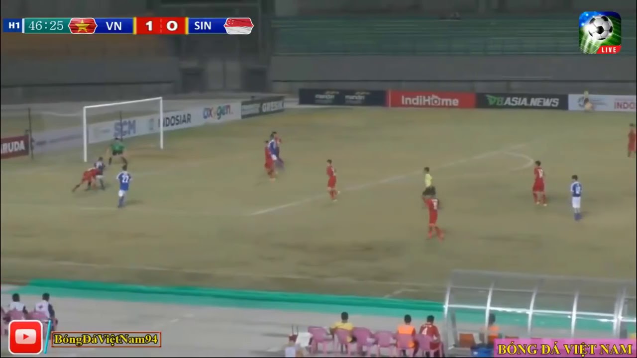 Hòa 2-2 U19 Singapore, U19 Việt Nam chia tay giải Đông Nam Á