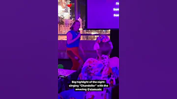 Sia Sings Chandelier Live At Karaoke 