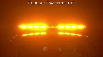 K-Force Micro 50" Linear LED Full Size Light Bar Flash Patterns