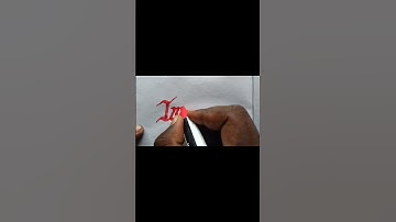 Imad Name Marker Pen Calligraphy Latter Improve Handwriting Video YouTube Short Video English