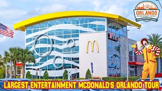 Largest Entertainment McDonalds Walkthrough | International Drive Orlando (Jan 2023) [4K]