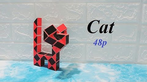 Magic Snake Puzzle or Rubik Rắn 48 Pieces - Cat